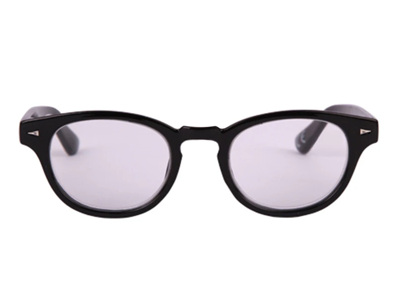 GFA Kids' Round Reading Glasses - Shiny Black