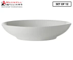 Set of 12 Maxwell & Williams 10cm White Basics Round Sauce Dish - White