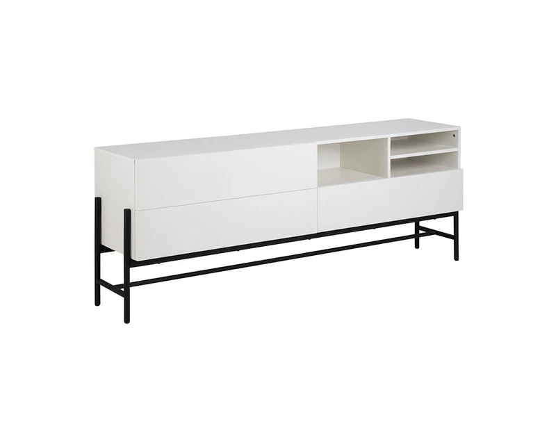 MOGEN Sideboard  Buffet 185cm - White & Black