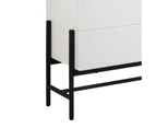 MOGEN Sideboard  Buffet 185cm - White & Black