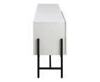 MOGEN Sideboard  Buffet 185cm - White & Black