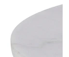 DARBY Side Table Marble 50cm - White