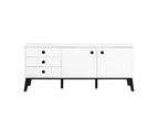 SABINE Sideboard Buffet 180cm - White/Black