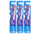 3 x Oral-B 3D White Toothbrush - Soft