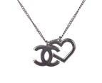 Chanel Cc Heart Pendant Necklace