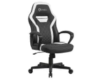 Eureka GD-4301 Office Gaming Desk & ONEX GX1 Office Gaming Chair Set Bundle - Black/White