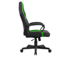 Eureka GD-4301 Gaming Office Desk & ONEX GX1 Gaming Office Chair Set Bundle - Black/Green