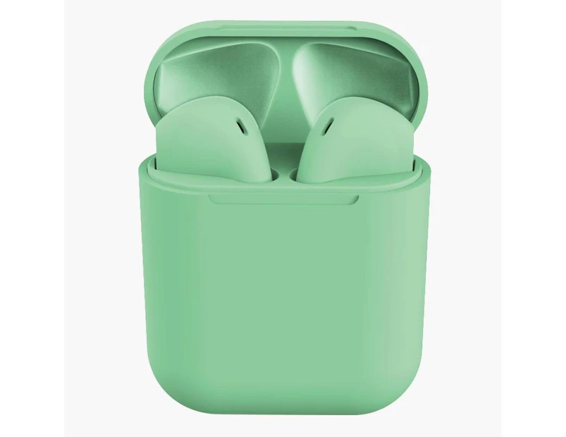 I12 Macaron Wireless Headphones - Green