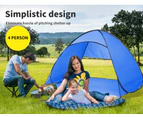 Mountview Pop Up Beach Tent Caming Portable Shelter Shade 4 Person Tents Fish