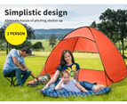 Mountview Pop Up Beach Tent Caming Portable Shelter Shade 2 Person Tents Fish