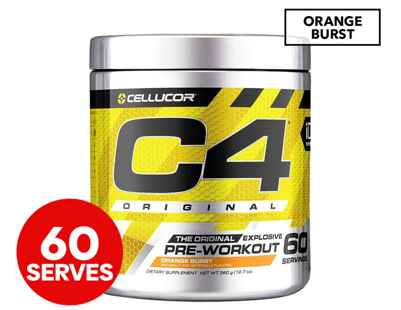 Cellucor C4 Original Pre-Workout Orange Burst 60 Serves