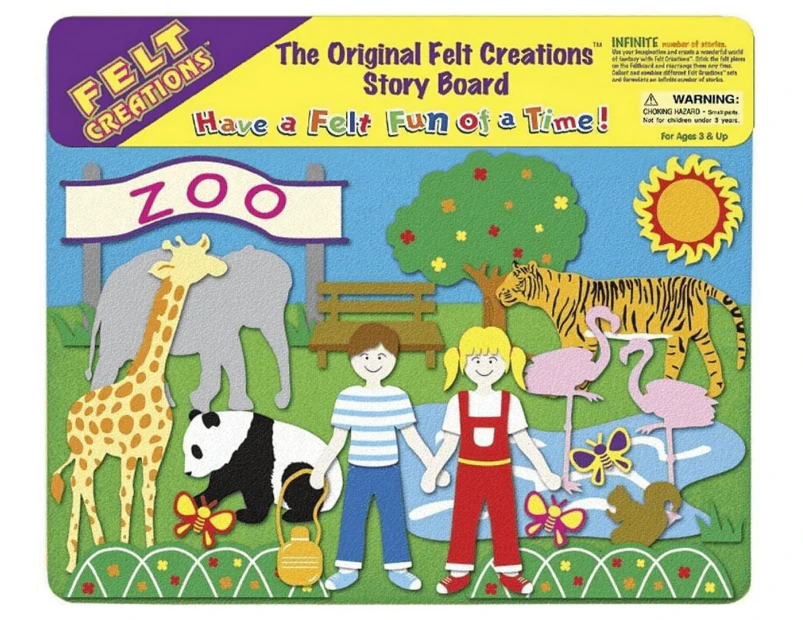 Felt Creations Zoo Story Board Set