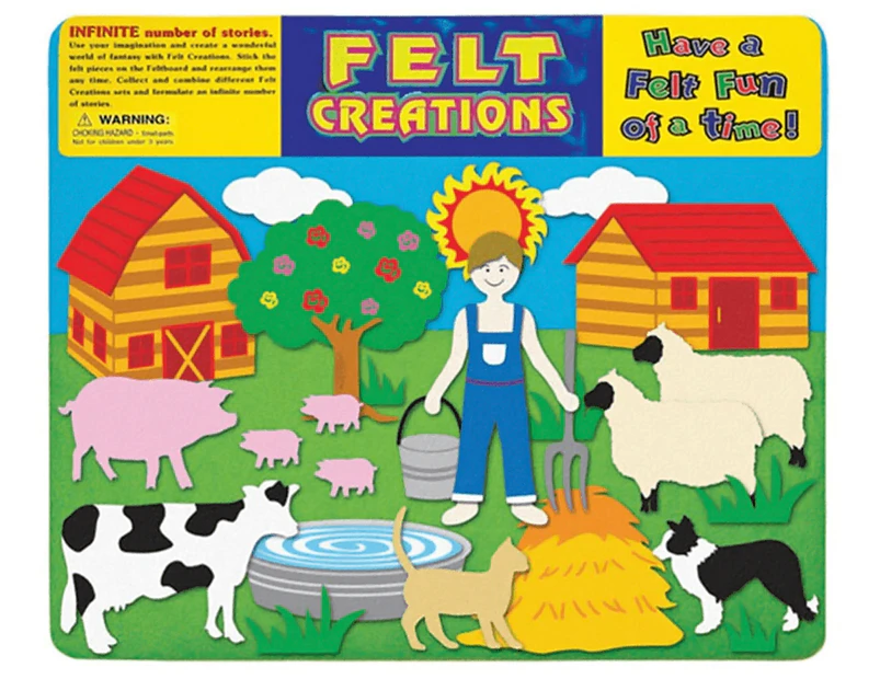 Felt Creations Farm Story Board Set