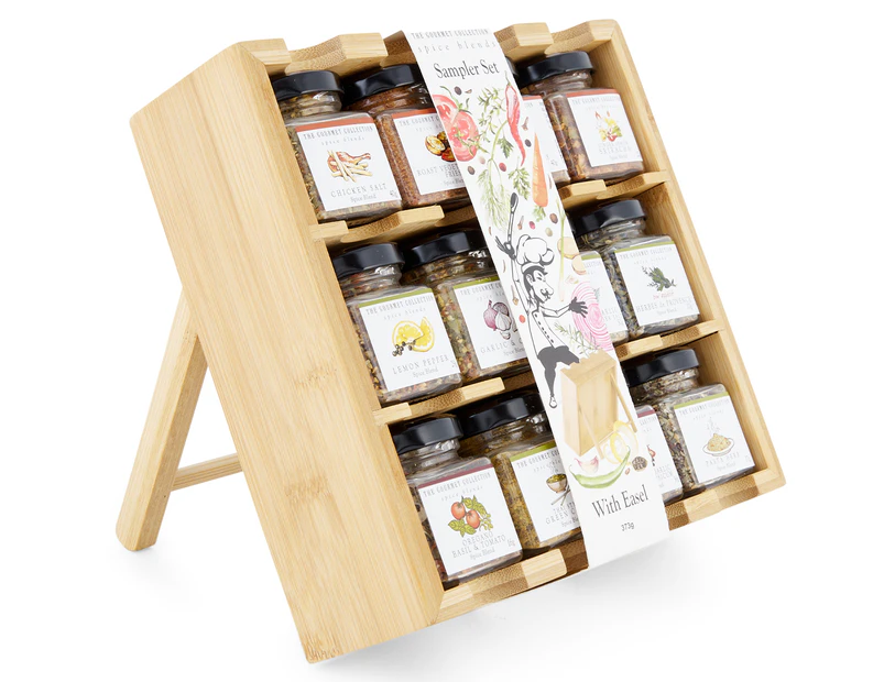 The Gourmet Collection 12 Spice Blends Easel