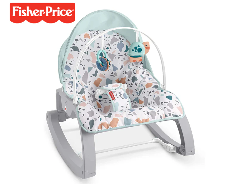 Fisher-Price Deluxe Infant-to-Toddler Rocker - White/Multi
