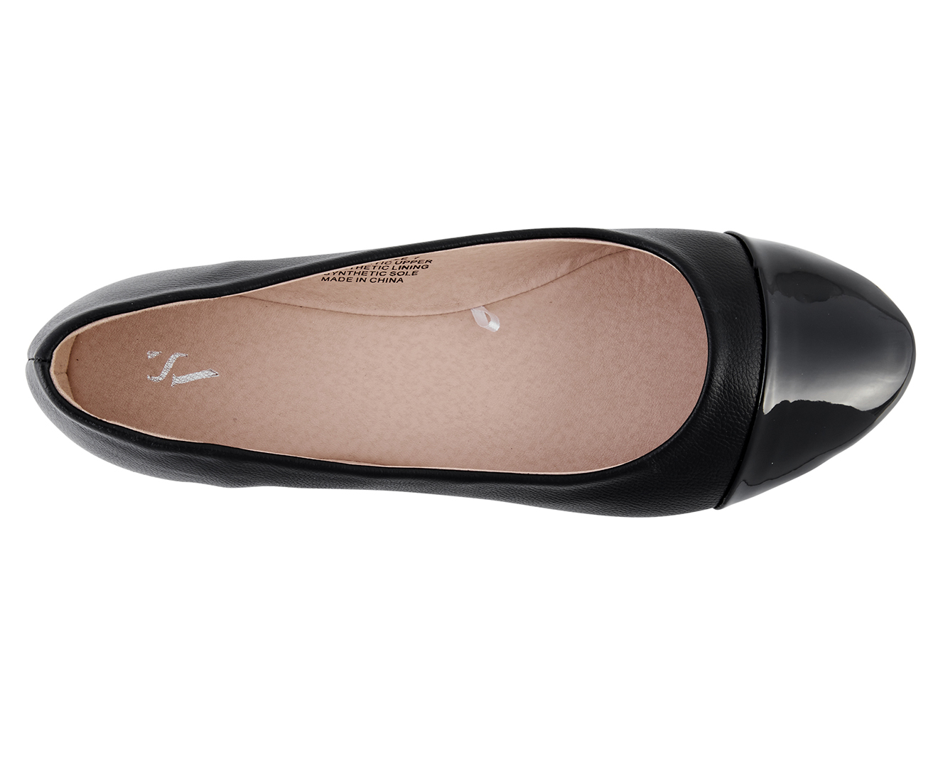 Vera Wang Women's Audrey Ballet Flat - Black | Catch.co.nz