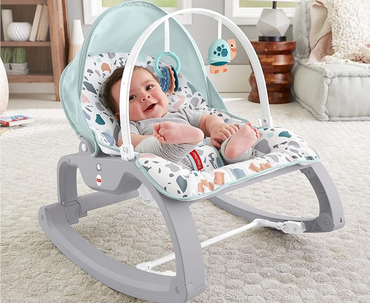 Fisher Price Deluxe Infant To Toddler Rocker White Multi Catch Com Au