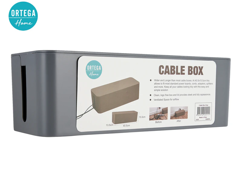 Ortega Home Cable Box - Grey