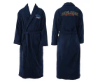 AFL Adults Adelaide Crows Polyester Dressing Gown / Bath Robe - Navy