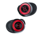 Monster Achieve 100 AirLinks Bluetooth Earbuds - Black/Red