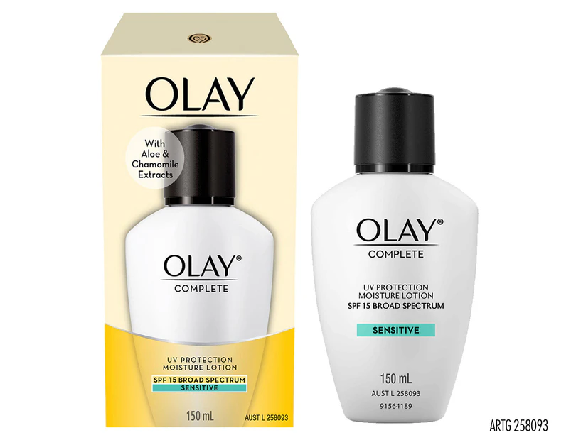 Olay Complete UV Protection Moisture Lotion Sensitive Skin 150mL