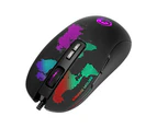 Marvo M422 4800 DPI RGB Backlit Wired USB Gaming Mouse Buttons Optical Rainbow Backlight