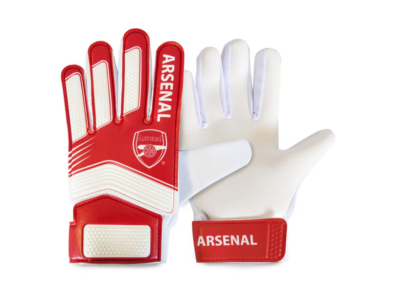 Arsenal Fc Childrens/Kids Goalkeeper Gloves (Red/White) - SG12905