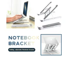 Adjustable Folding Notebook Bracket Stand Portable Laptop Tablet Holder Mount