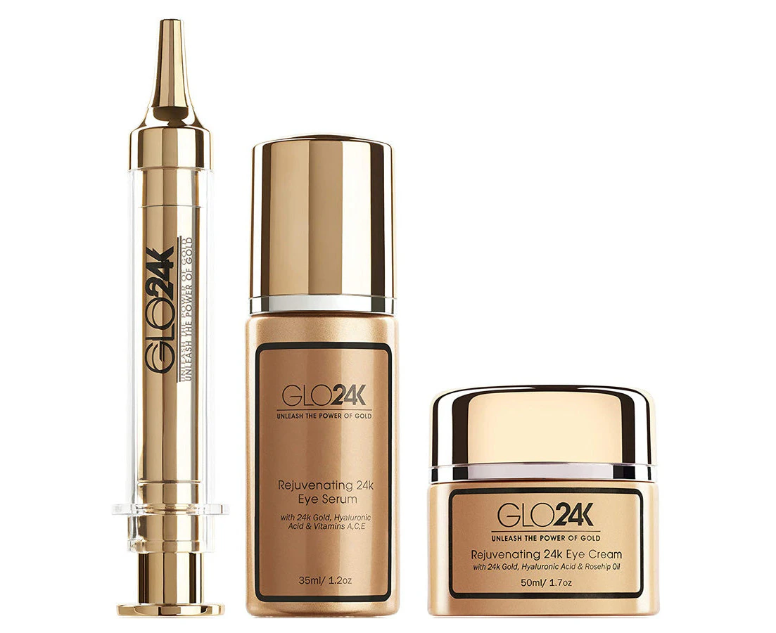 GLO24K - Supreme Eye Care Anti Aging 3-Piece Set