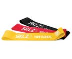SKLZ Mini Bands Resistance Training Band 3-Pack - Yellow/Red/Black
