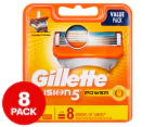 Gillette Fusion5 Power Razor Blade Refills 8-Pack