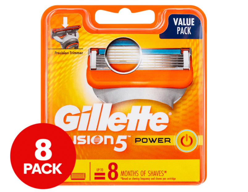 Gillette Fusion5 Power Razor Blade Refills 8-Pack