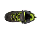 Karrimor Kids Hot Rock Walking Boots Shoes Footwear - Charcoal/Green - Grey