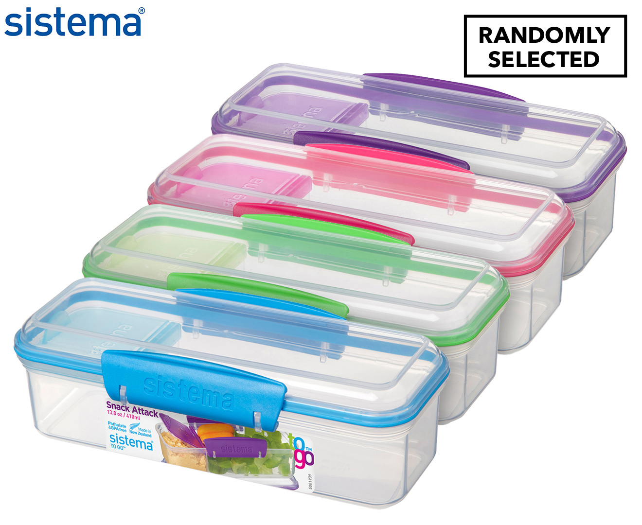 Sistema Plasticware Snack To Go Each