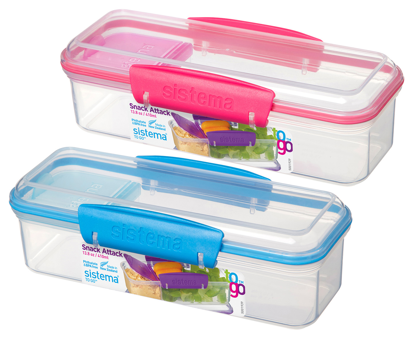 Sistema To Go 13.8 oz Snack Attack Container