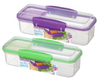 Sistema To Go 410mL Snack Attack Container - Clear/Randomly Selected