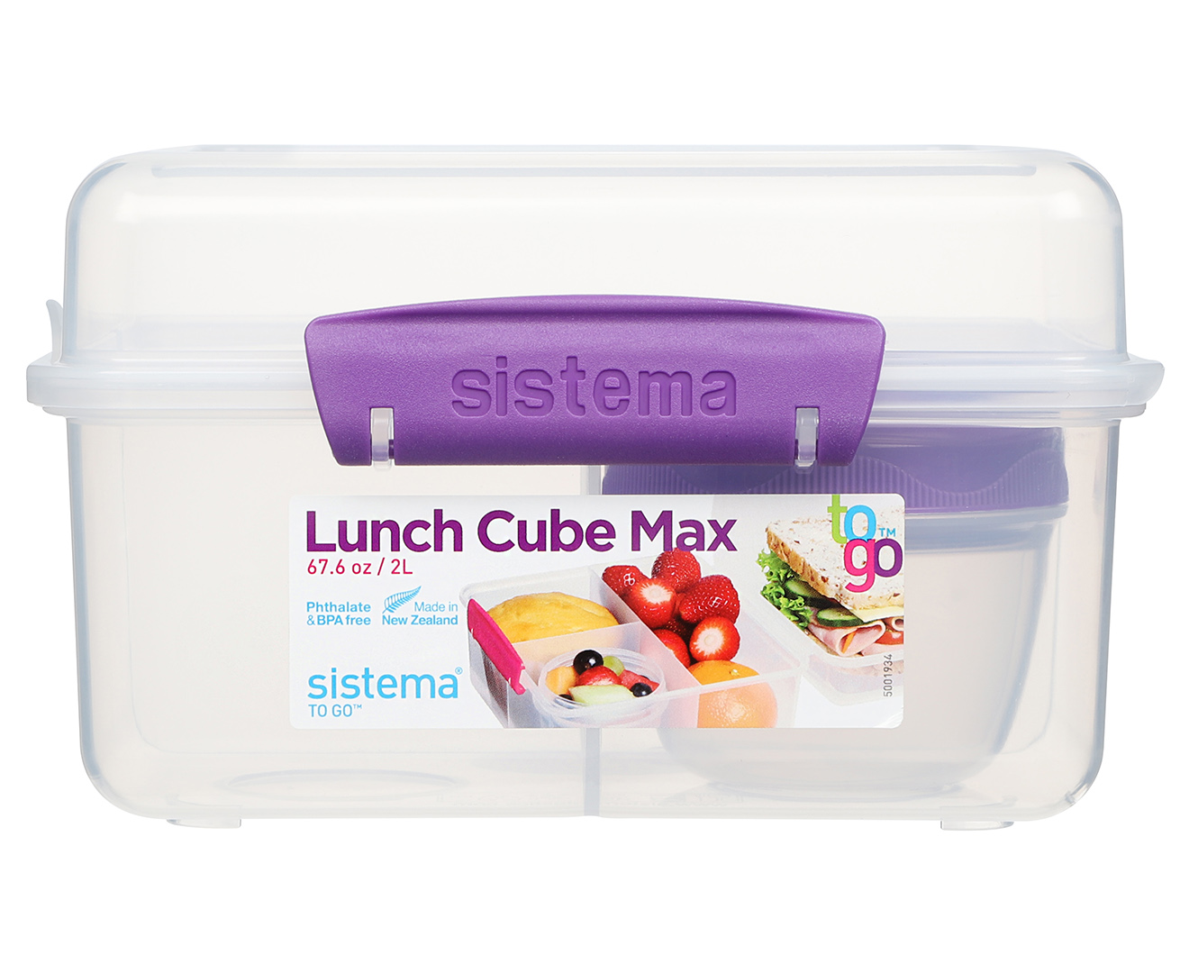 Sistema Lunch Cube Max To Go Assorted Each