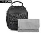 La Tasche Elegance Backpack Nappy Bag - Black