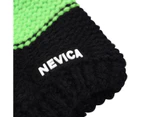 Nevica Unisex Aspen Beanie Hat Headwear - Black/Green - Black