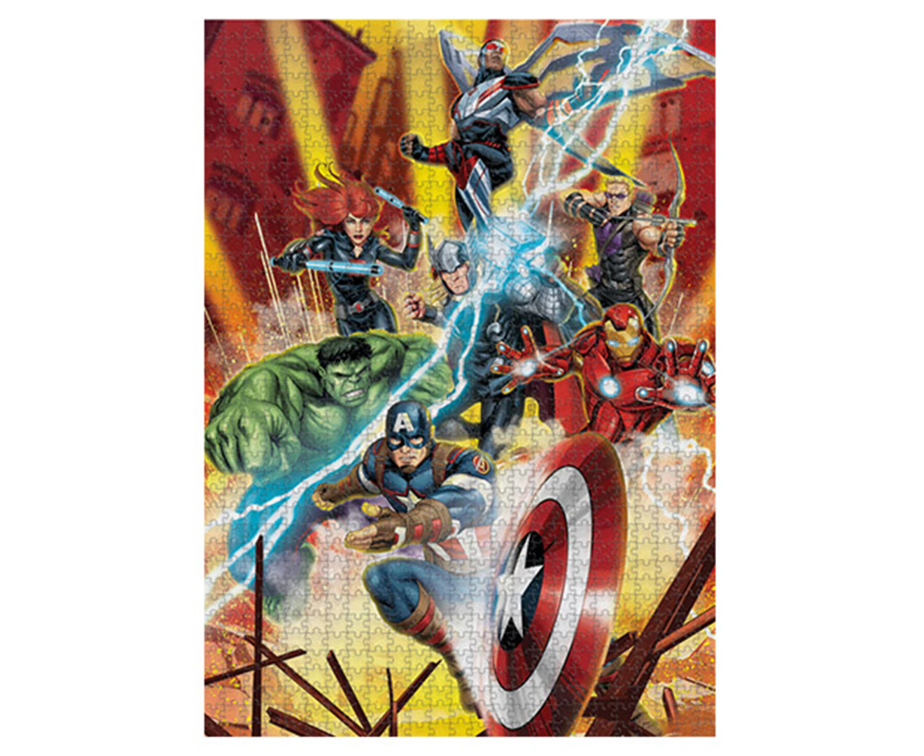 Marvel Avengers Comic Collage 1000 Piece Jigsaw Puzzle