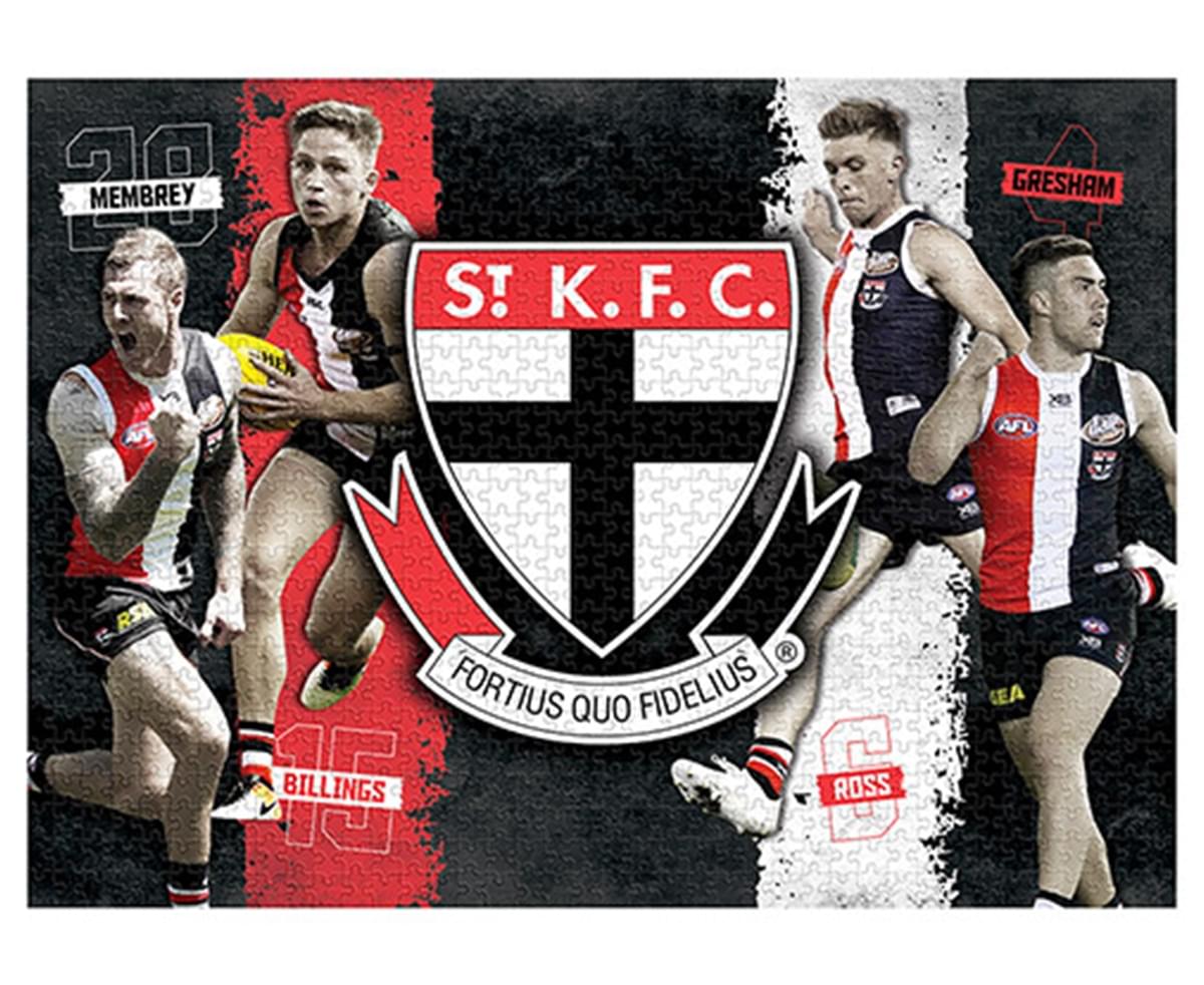 ST KILDA SAINTS AFL FABRIC KIDS TEAM LOGO WALLET WITH COIN SECTION 