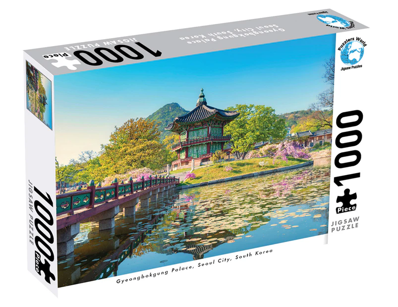 Puzzlers World Gyeongbokgung Palace Seoul City South Korea 1000-Piece Jigsaw Puzzle