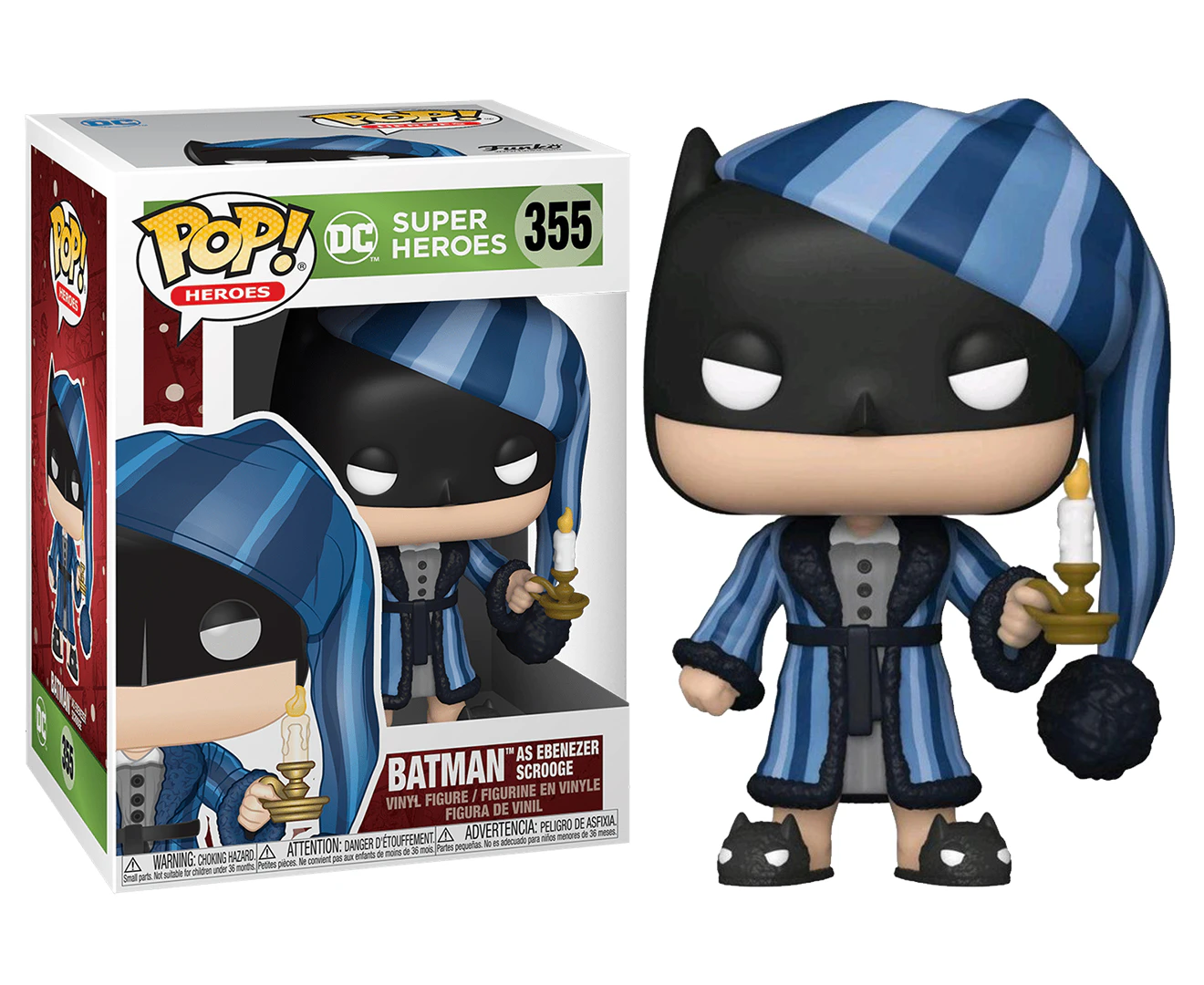 Funko POP! DC Super Heroes Batman Dressed as Ebenezer Scrooge Holiday Pop Vinyl Figure FUN50653