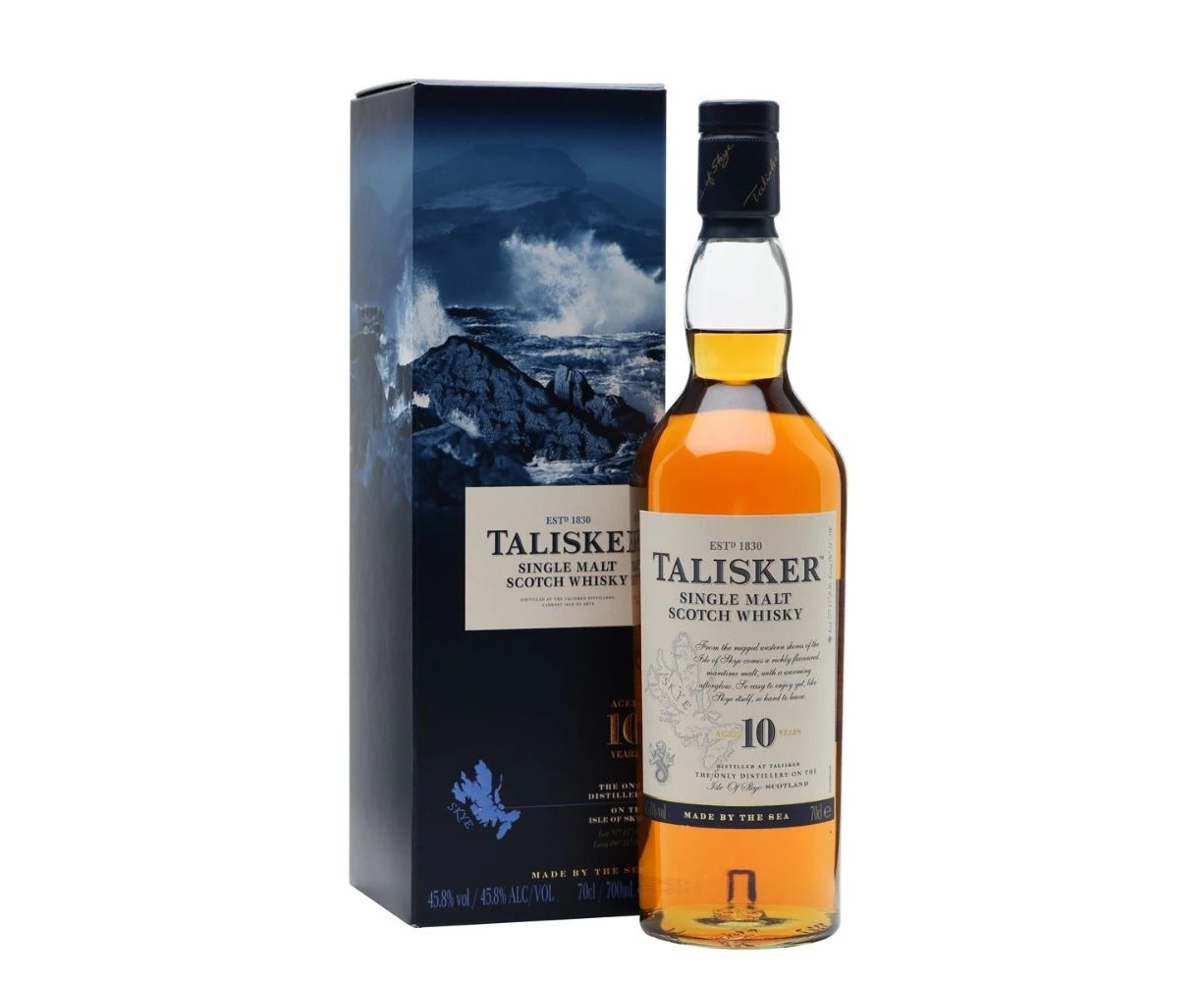 Talisker 10 Year Old Single Malt Scotch Whisky 700ml