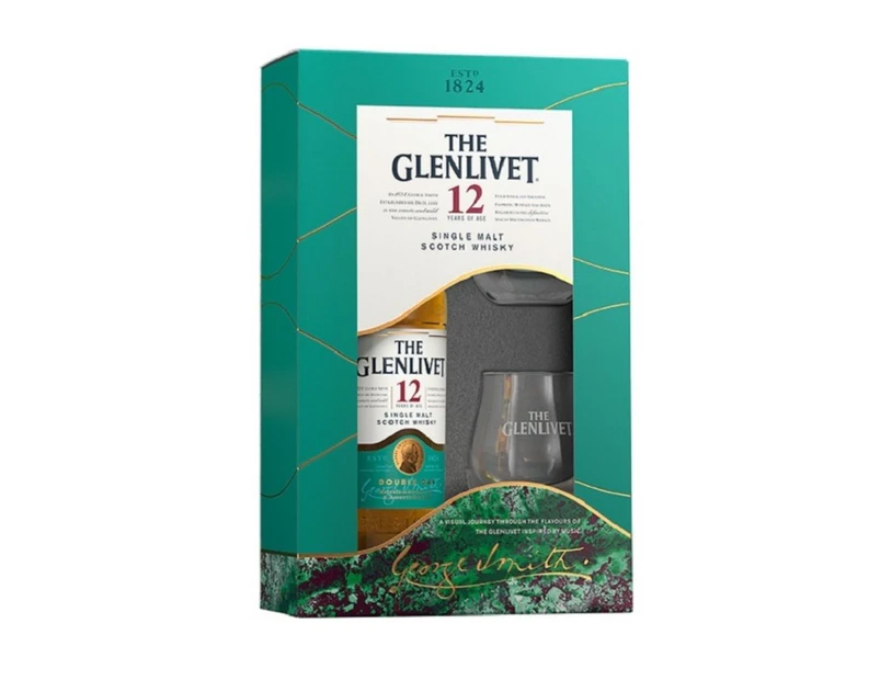 Glenlivet 12YO Limited Edition Gift Pack with 2 tumblers 700mL @ 40% abv