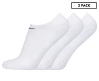 Nike Unisex Everyday Cotton Cushioned No Show Socks 3-Pack - White