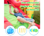 Inflatable Bounce Play House Kids Jumping Castle Trampoline Toy Outdoor Fun Center w/Slide & Blower, Xmas Gift