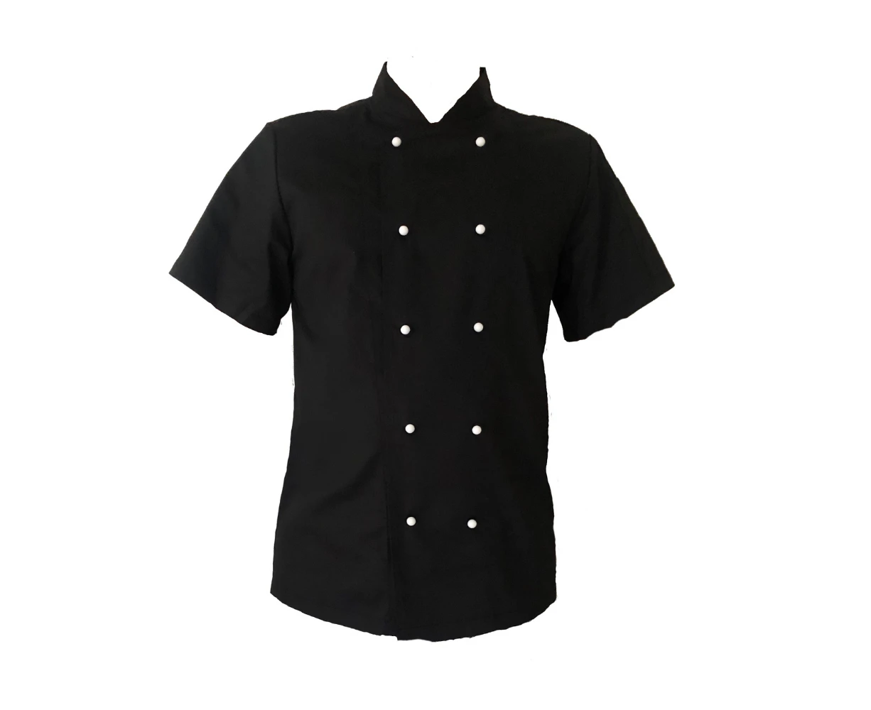 Black Chef Jacket (Half Sleeve)