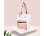 FOSTAK Ladies Tote Bag Fashion Big Capacity Handbag-White