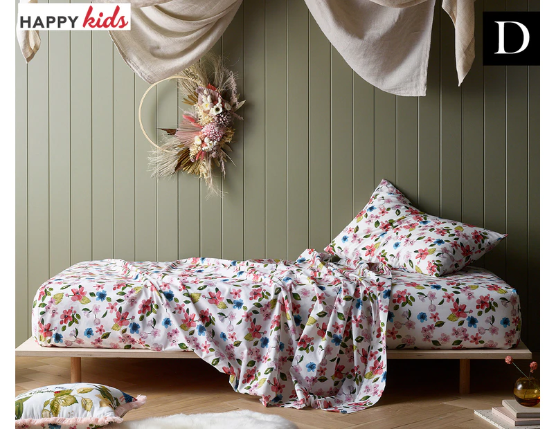 Happy Kids Habitat Printed Double Bed Combo Set - Multi